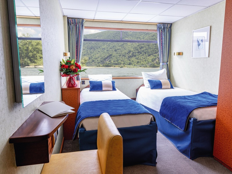 Upper Deck 2 Single Bed Accessible Cabin CAT. B